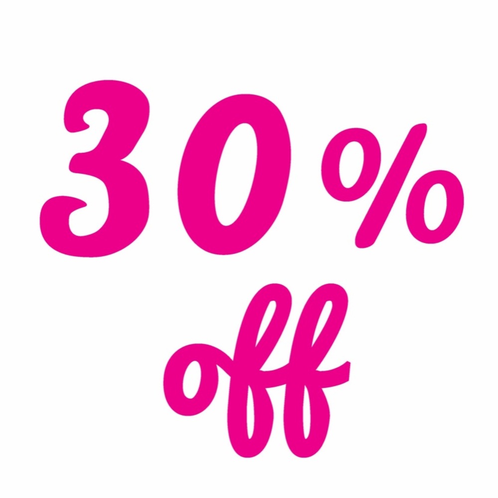 30% off when you bundle two or more items from my closet!